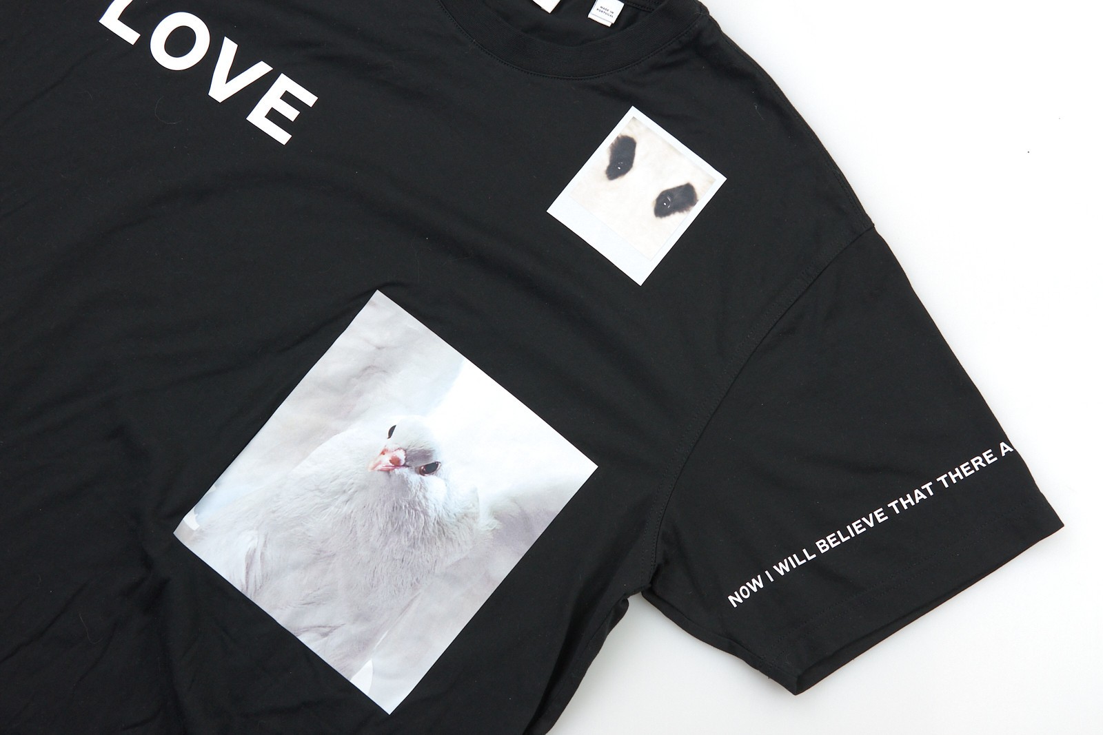 Burberry Love Montage Print T-Shirt Mens Size Small S Oversized Tee Short Sleeve - Image 7