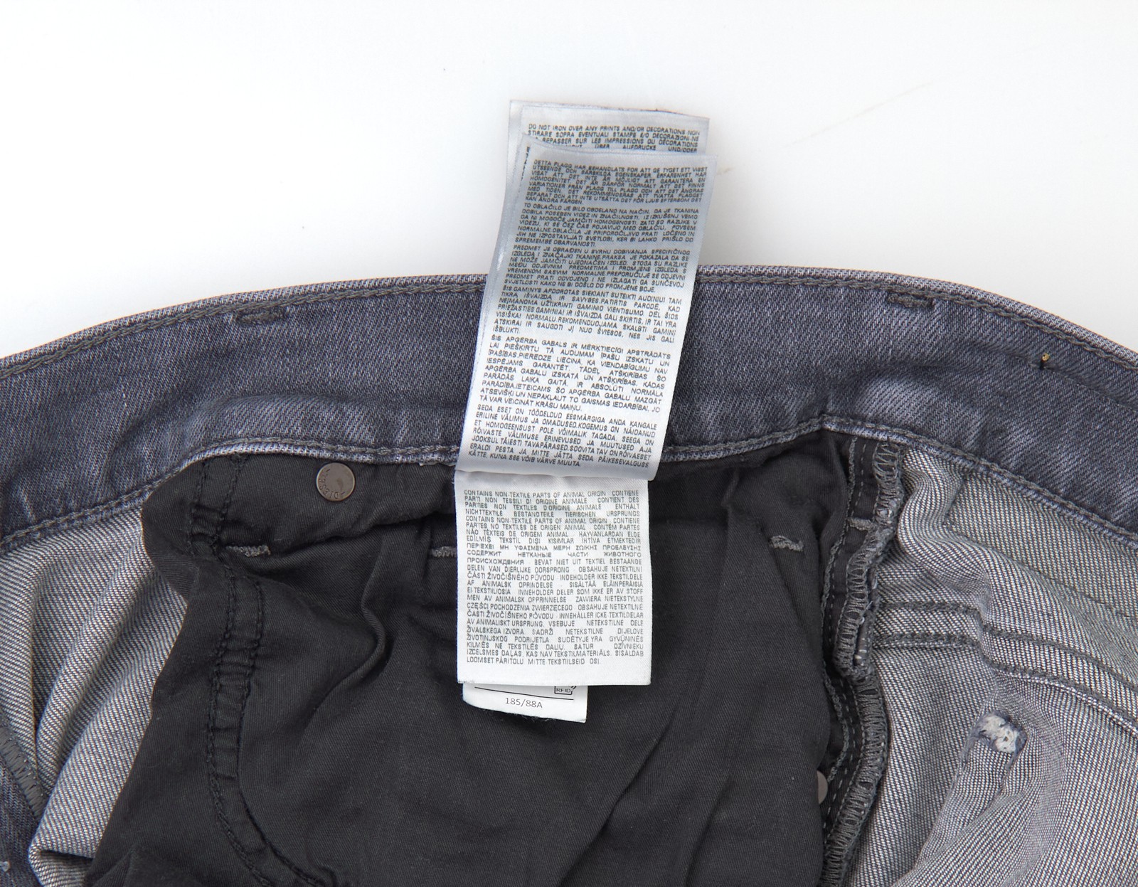 Diesel D Yennox 0ELAX Tapered Jeans Mens Size W34 L32 Stretch Denim Button Fly - Image 17