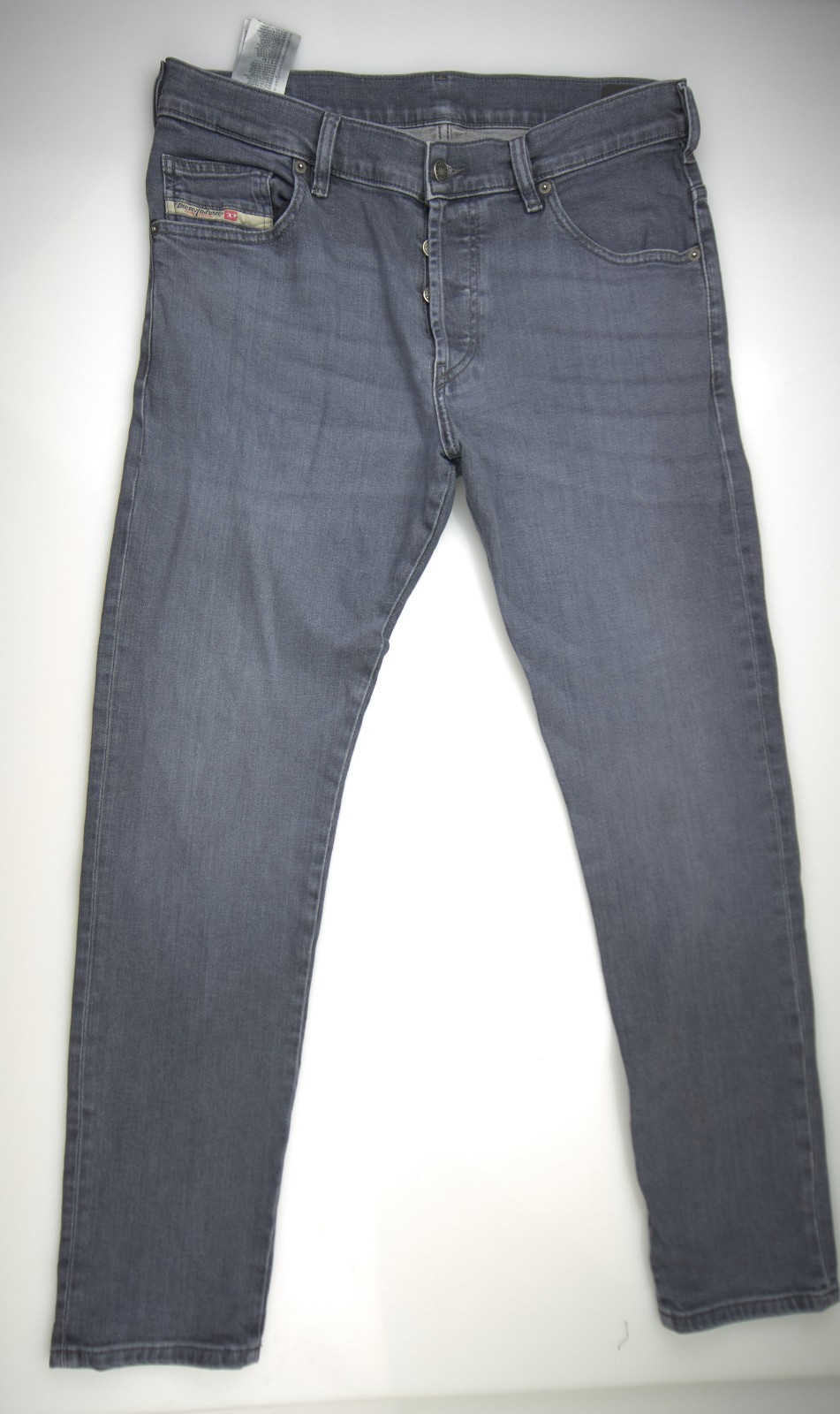 Diesel D Yennox 0ELAX Tapered Jeans Mens Size W34 L32 Stretch Denim Button Fly - Image 4