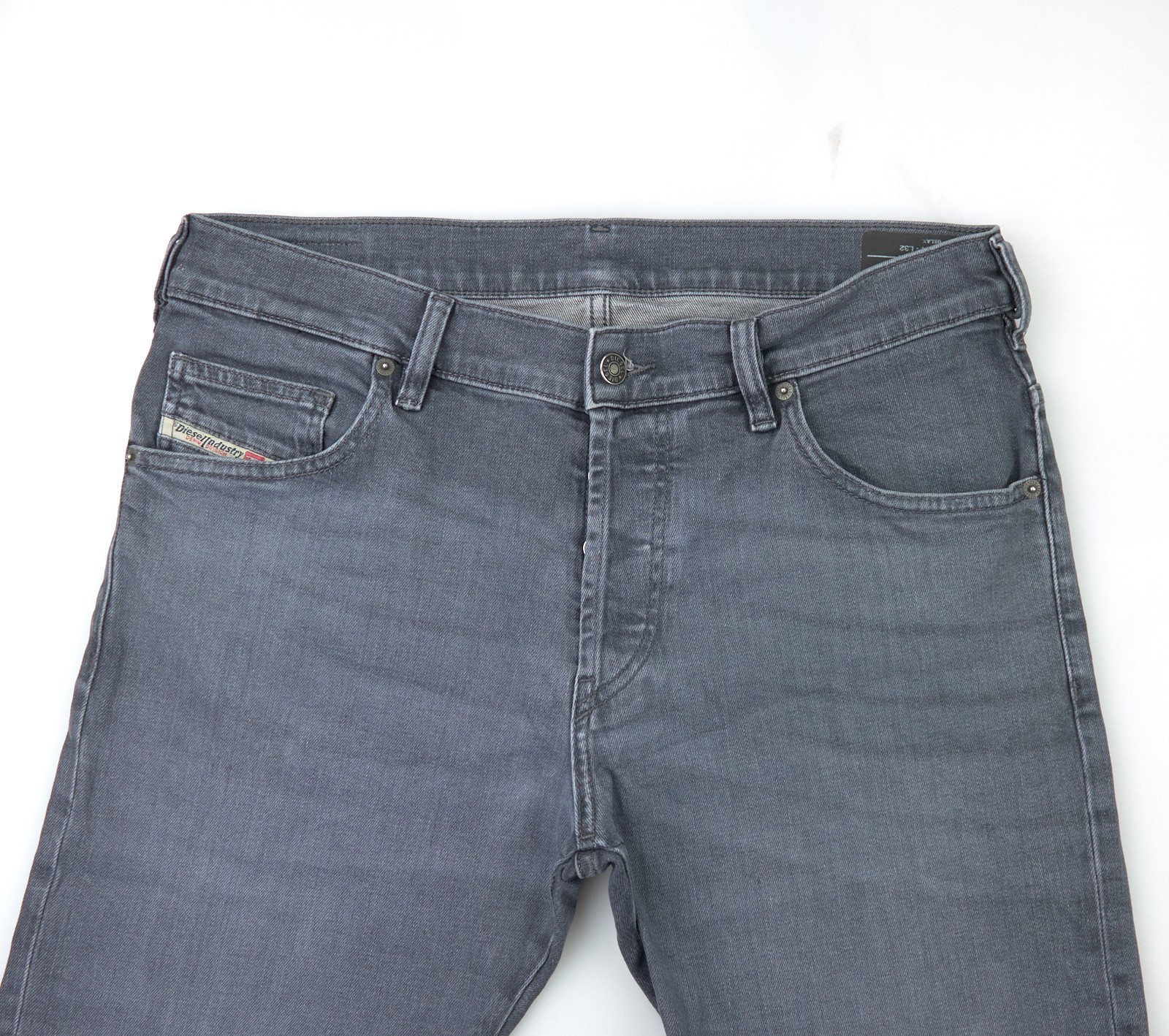 Diesel D Yennox 0ELAX Tapered Jeans Mens Size W34 L32 Stretch Denim Button Fly