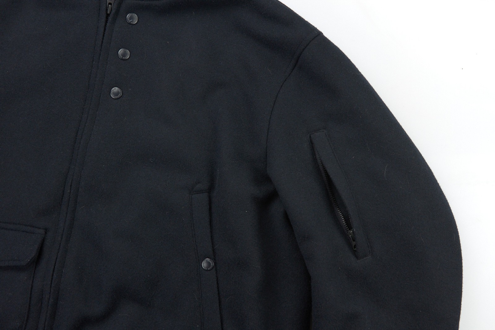 Engineered Garments x Uniqlo Bomber Jacket Mens Medium Oversized Black Blouson - Image 12