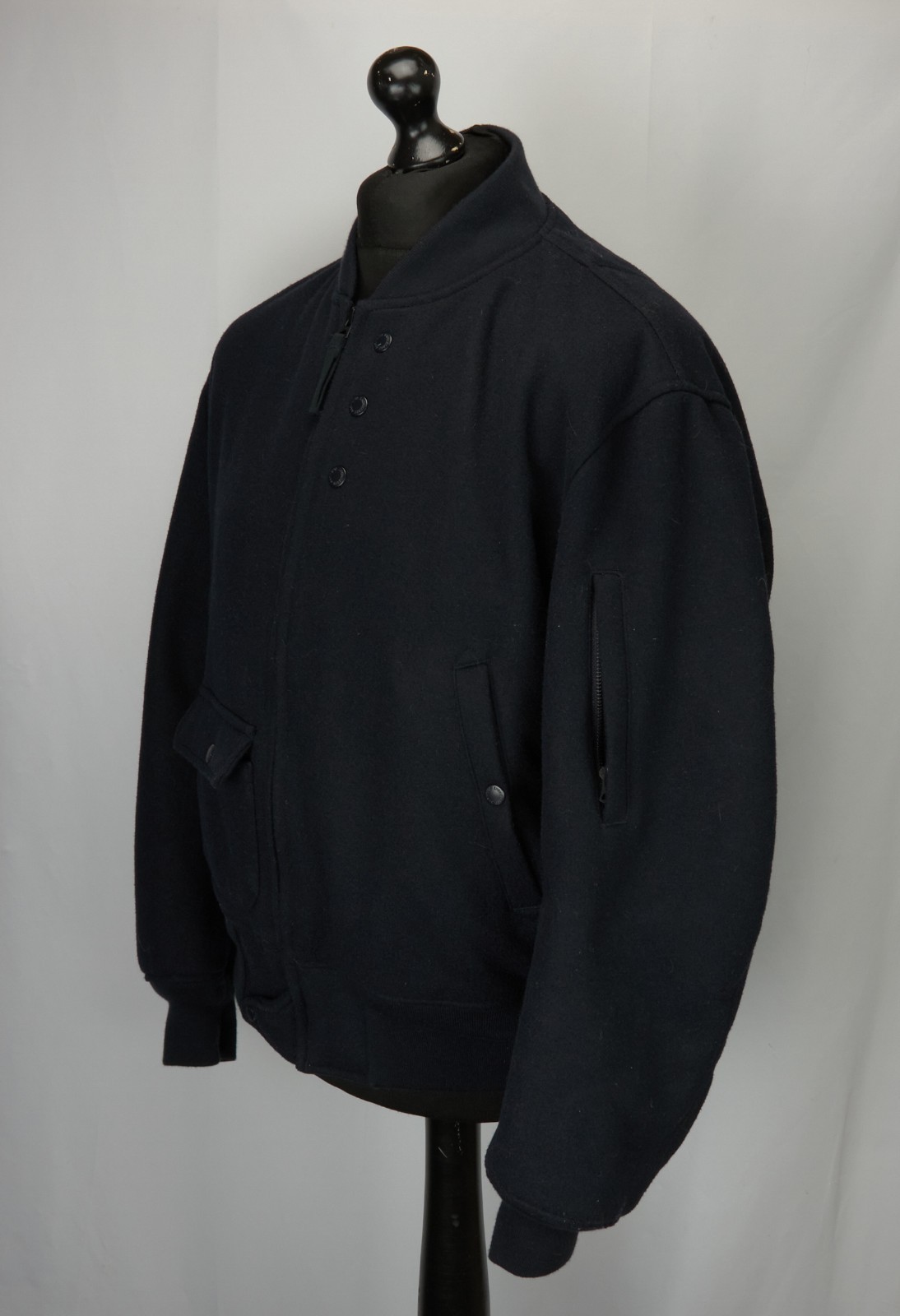 Engineered Garments x Uniqlo Bomber Jacket Mens Medium Oversized Black Blouson - Image 5