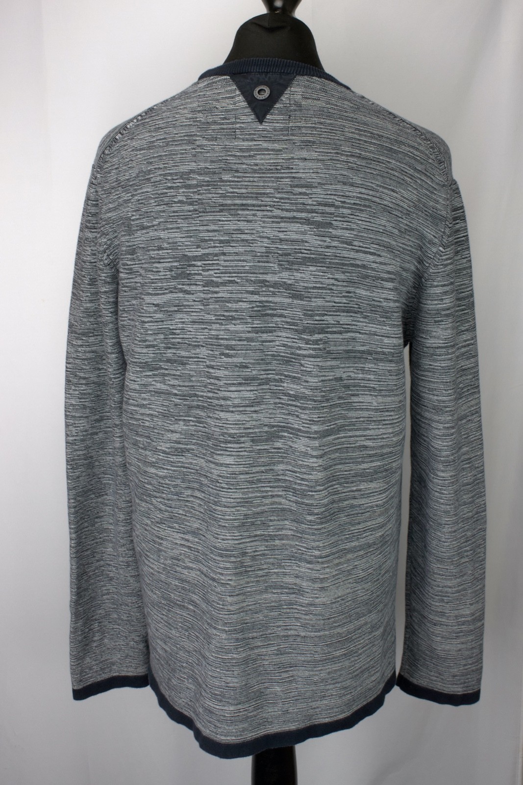 Barbour Bower Jumper Men's Size L Large Crew Cotton Knit Pullover Marl Sweater - Image 4