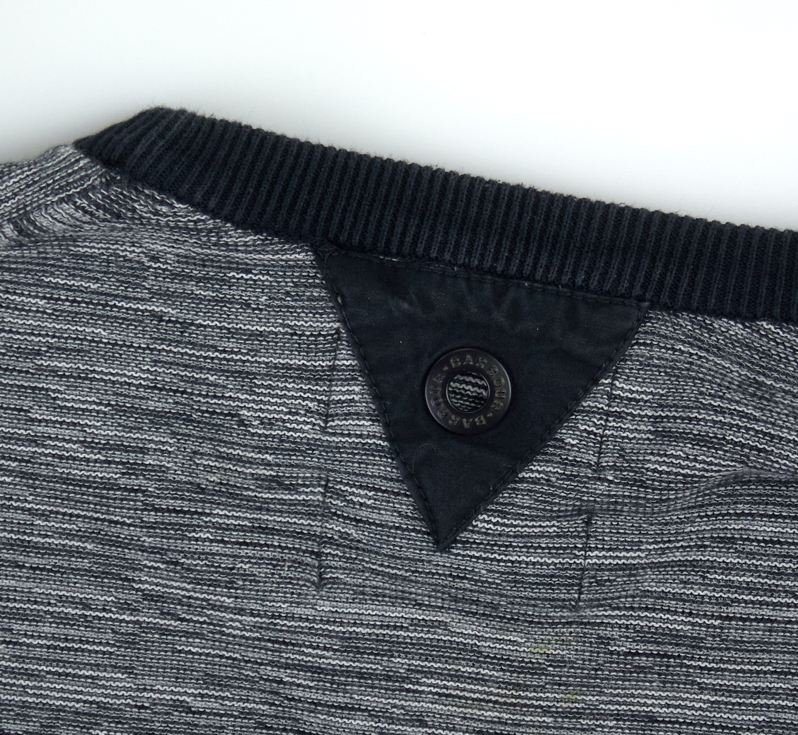 Barbour Bower Jumper Men's Size L Large Crew Cotton Knit Pullover Marl Sweater - Image 6